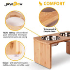 Bamboo Raised Dog Bowl