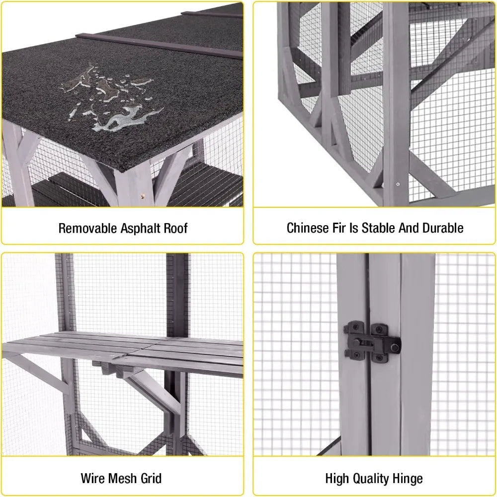 Cat Enclosure Wooden