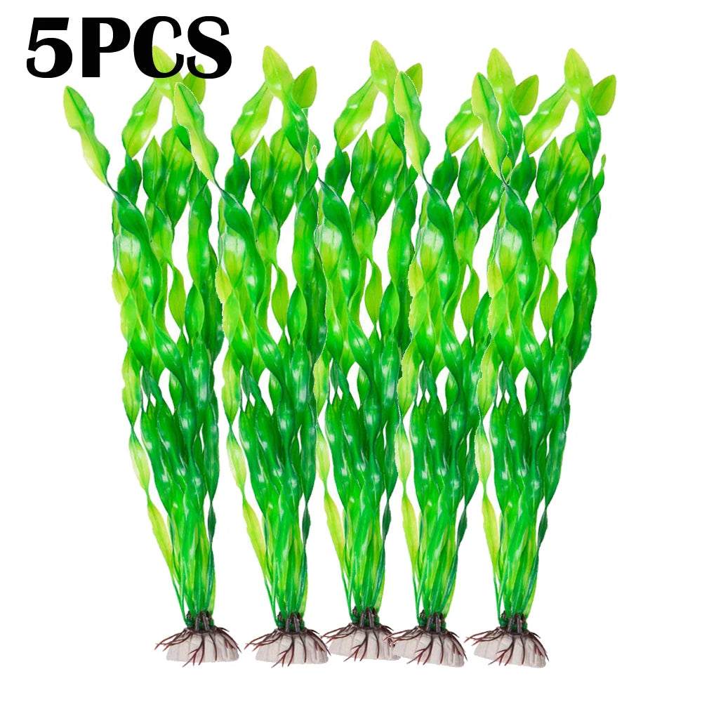 5/10pcs Plastic Aquarium Plants