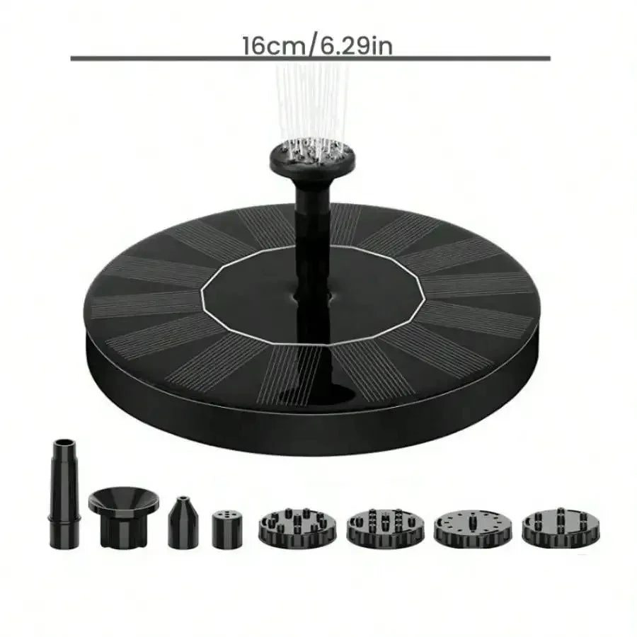 Solar Powered Water Fountain for Garden