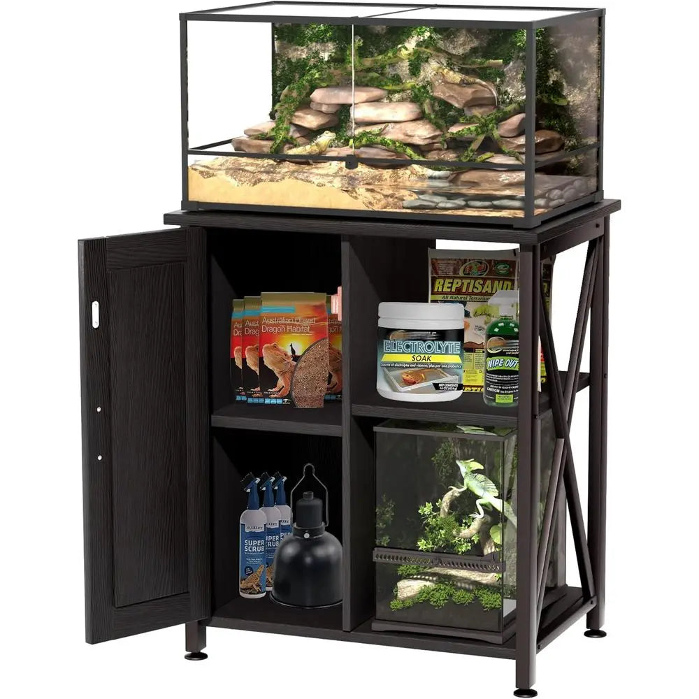 45-67 Gal Black Reptile Tank Stand