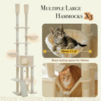 Height Adjustable Tall Cat Tower