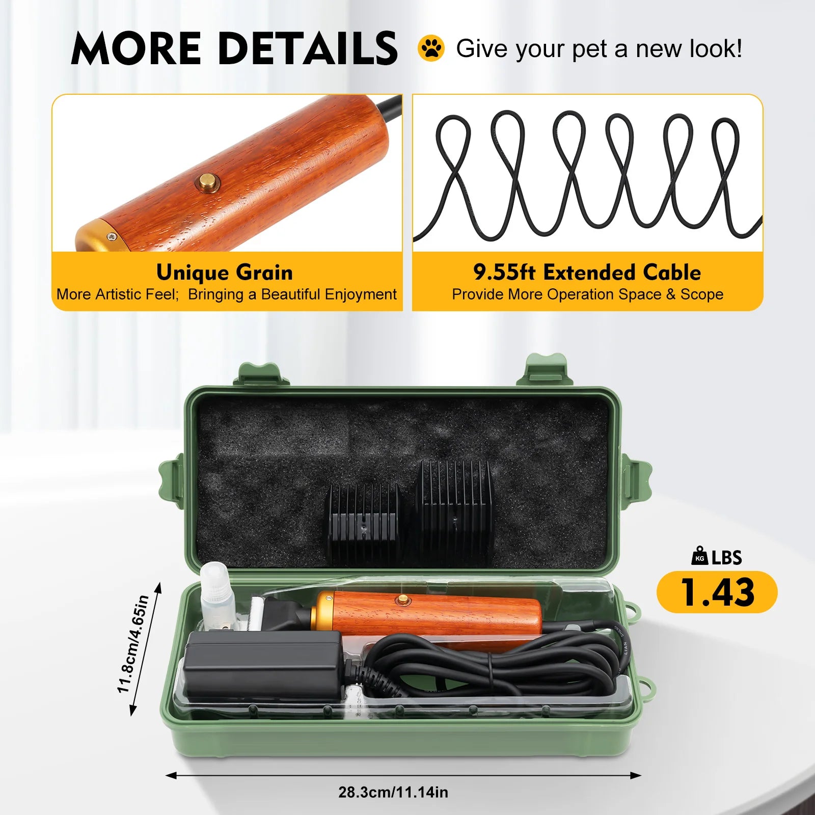Electric Pet Hair Trimmer