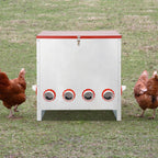 Galvanized Metal Chicken Feeder