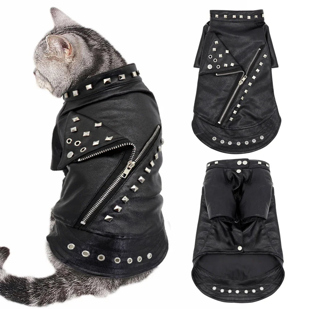 Leather Cat/Dog Jacket