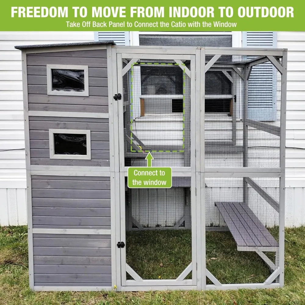 Cat Enclosure 76.8"