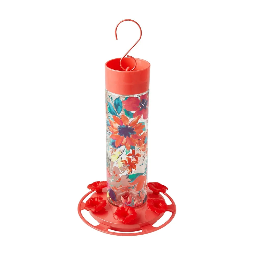 Glass Hummingbird Feeder