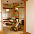 91 Tall Green Cat Tower