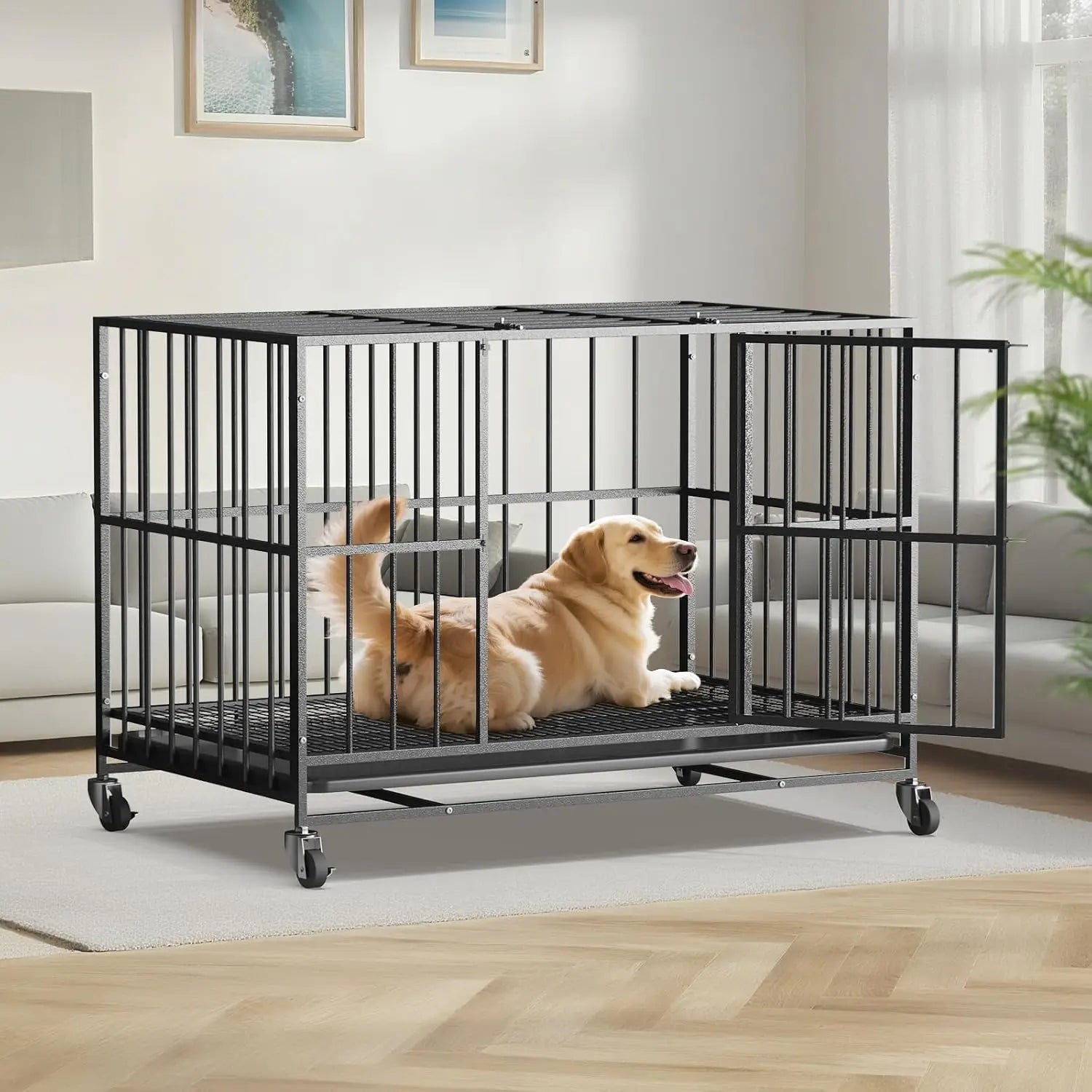 48 Inch Heavy Duty Dog Crate