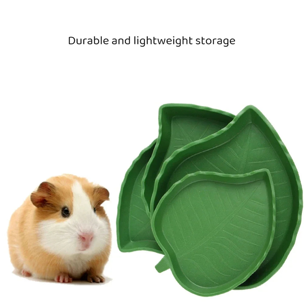 Leaf Shape Reptile Feeder