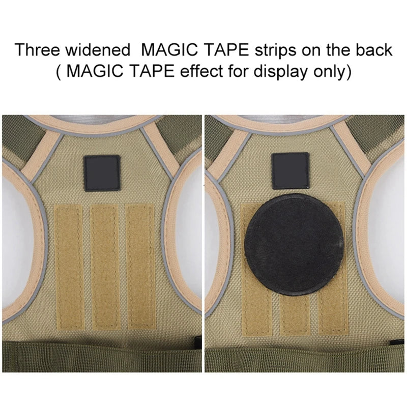 Dog Harness Reflective M/L Tactical Vest