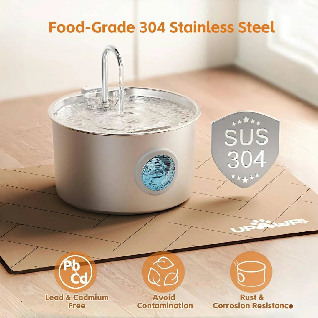 Stainless Steel Cat Water Fountain