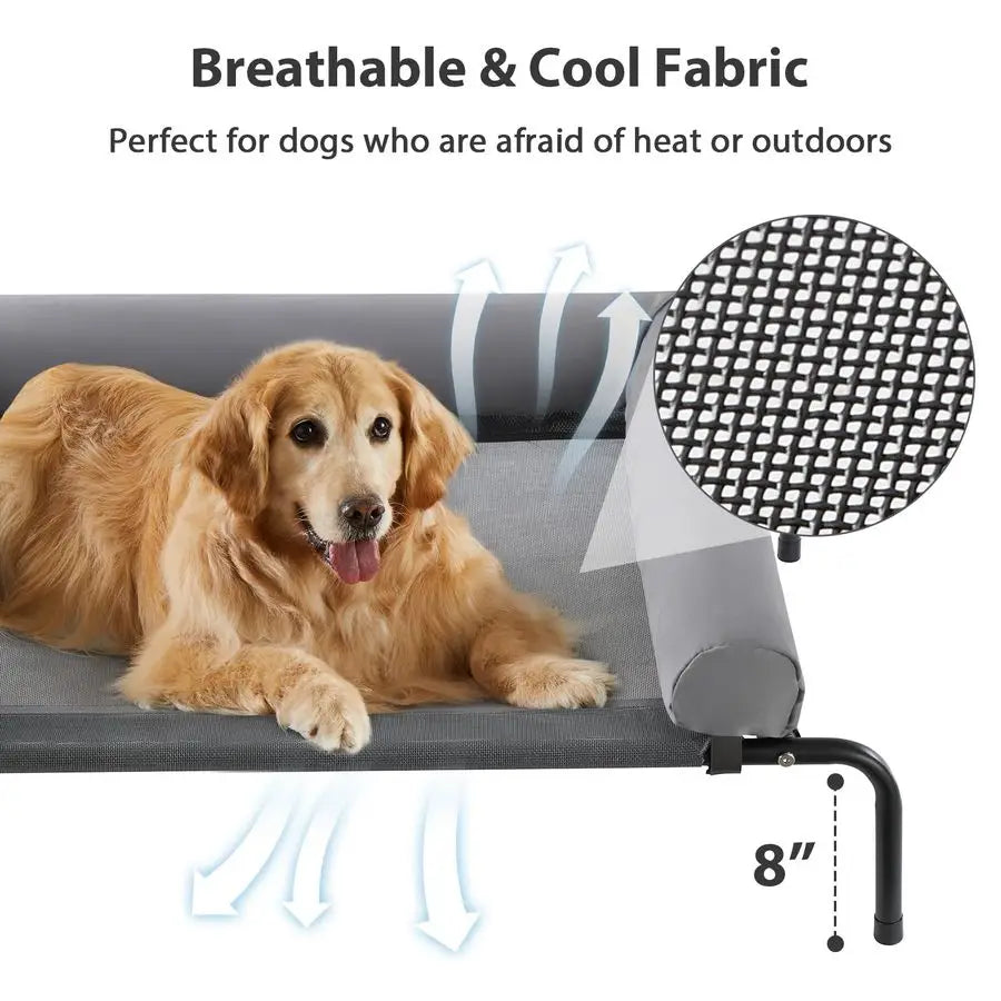 Large Elevated Cooling Dog Bed