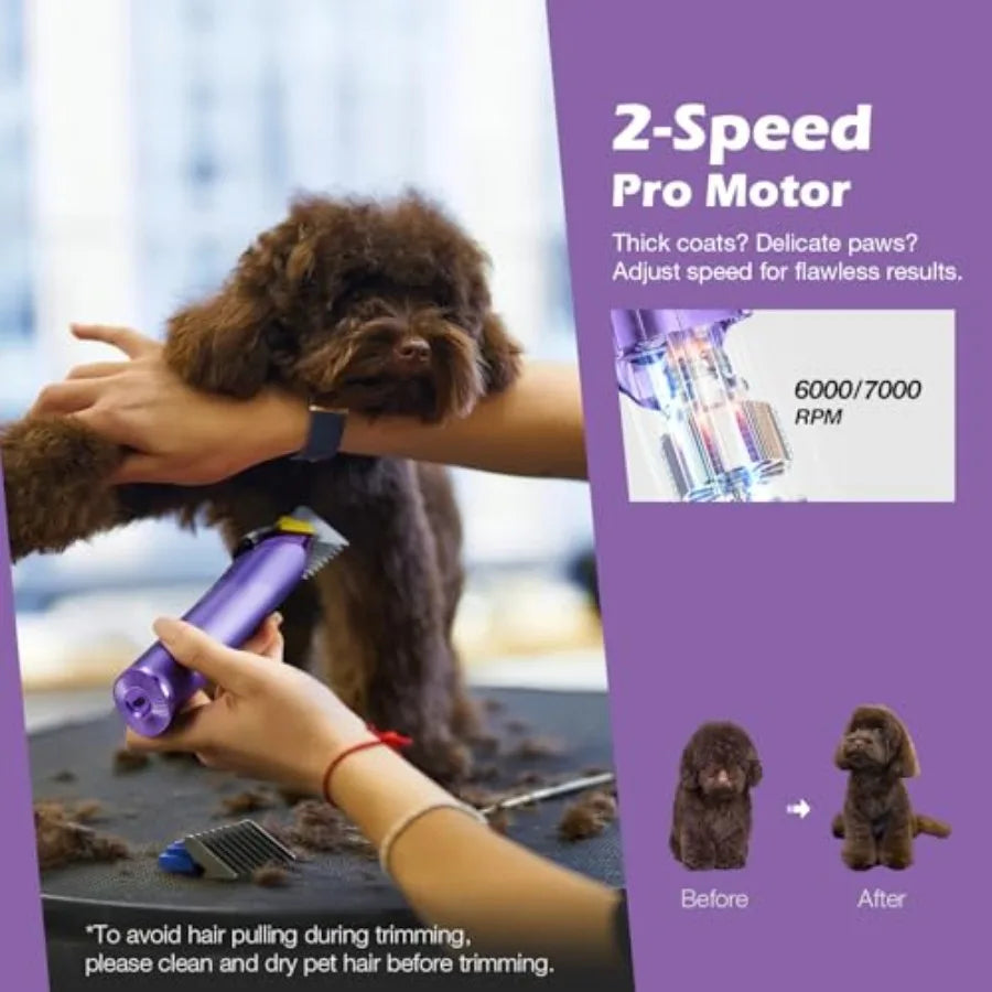 Cordless Pet Grooming Clipper