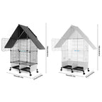 Bird Cage with Rolling Stand