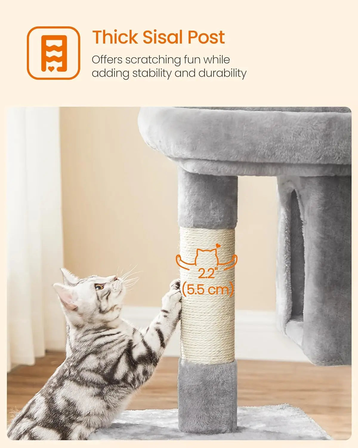 33.1-Inch Cat Tower