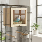 Transparent Parrot Nesting Box
