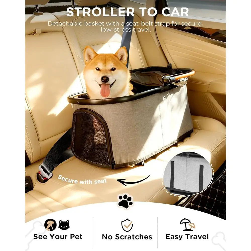 Stroller for Dogs & Cats, 3-in-1