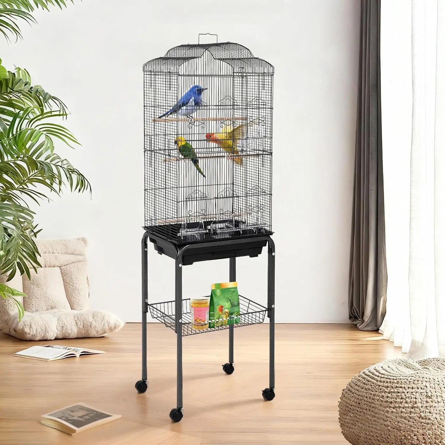 Multi-Level Parrot Habitat