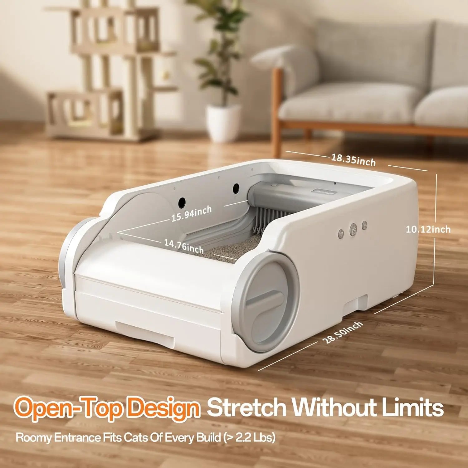 Automatic Self-Cleaning Cat Litter Box