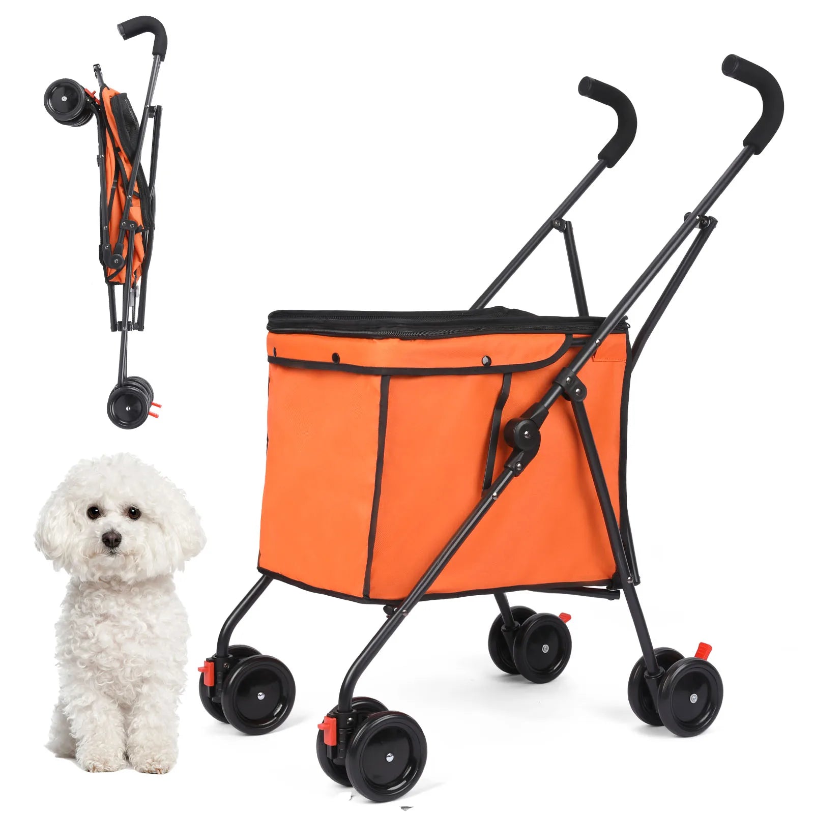 Shopping Trolley Wheels Dog Stroller