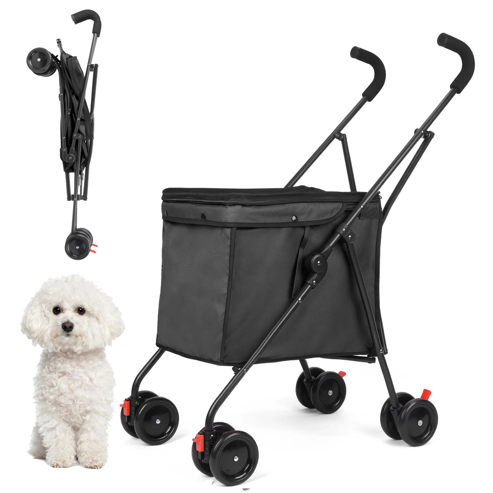 Shopping Trolley Wheels Dog Stroller