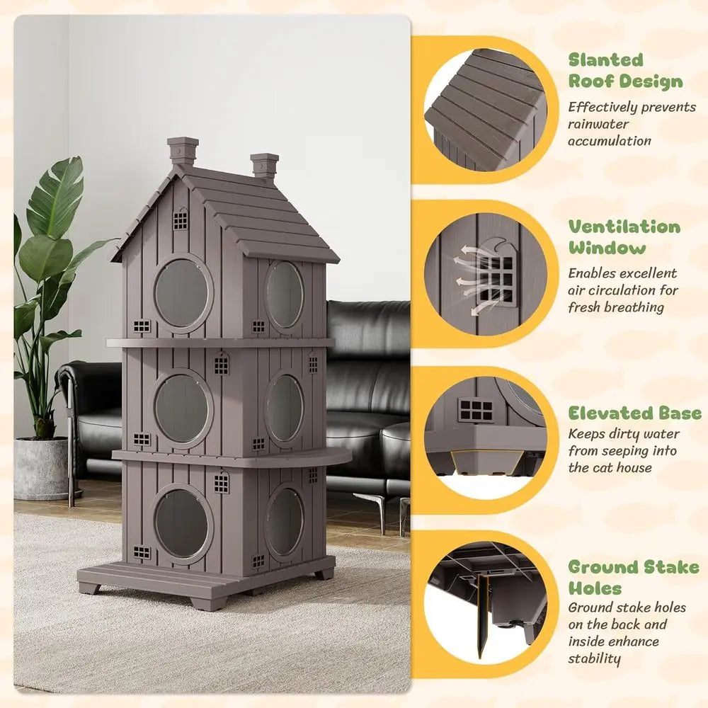 Cat House Weatherproof
