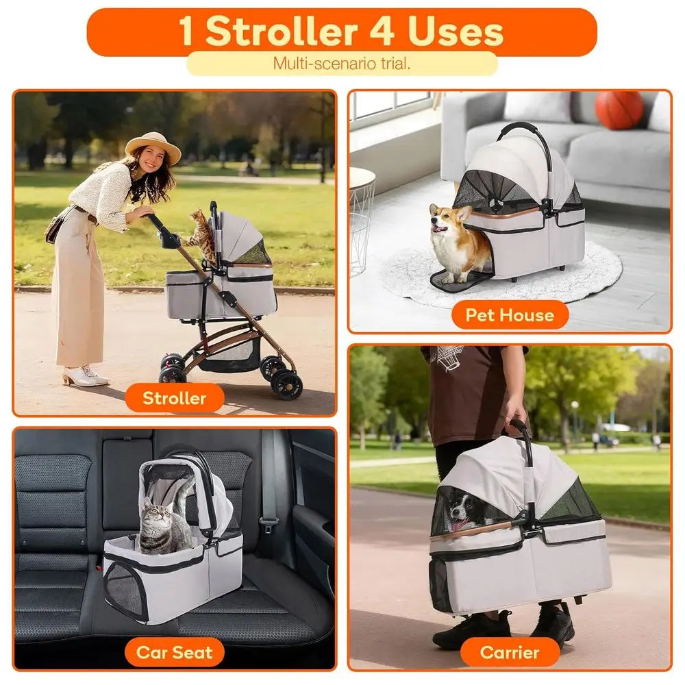Pet Stroller for S Dogs/Cats