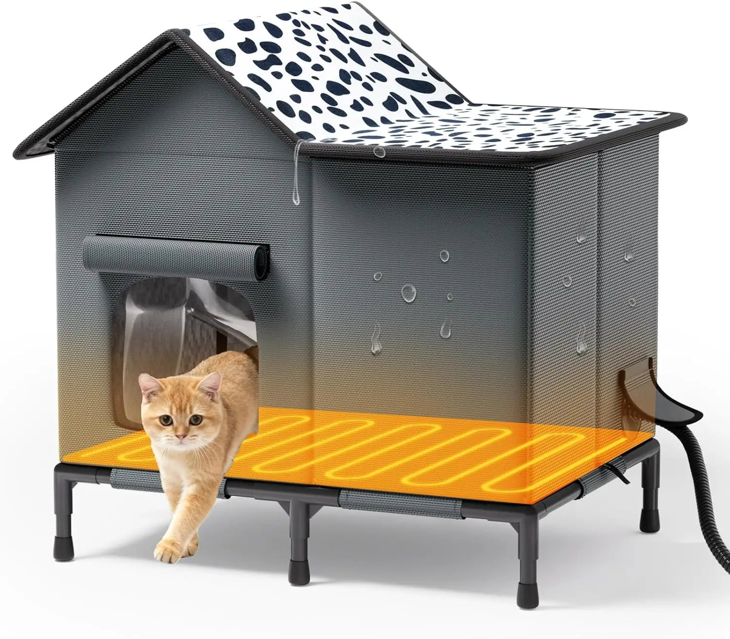 Insulated Heated Cat House