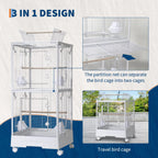 Small Bird Cage with Wheels