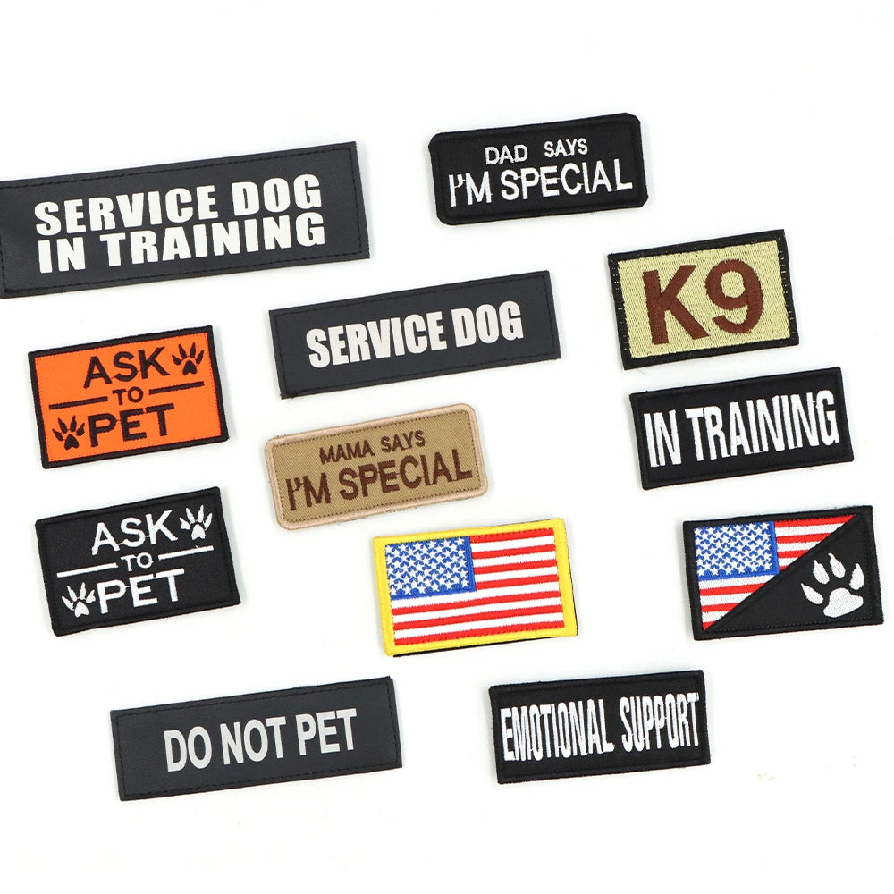 12 Pieces Tactical Patch Bundle