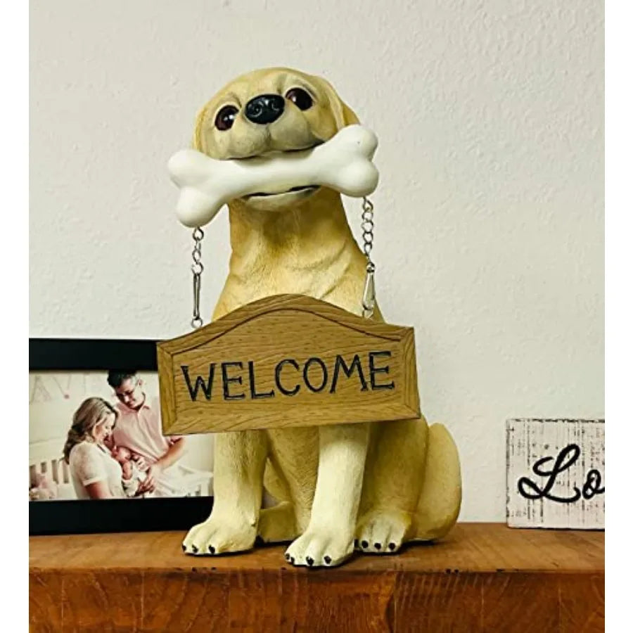 outdoor labrador retriever statue