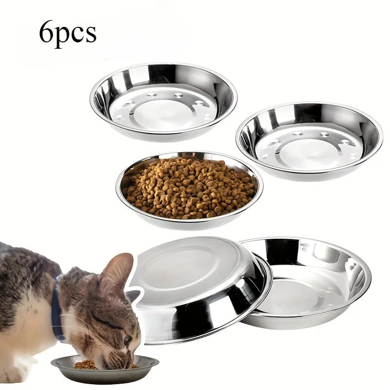 Slip Resistant Stainless Steel Cat Bowl