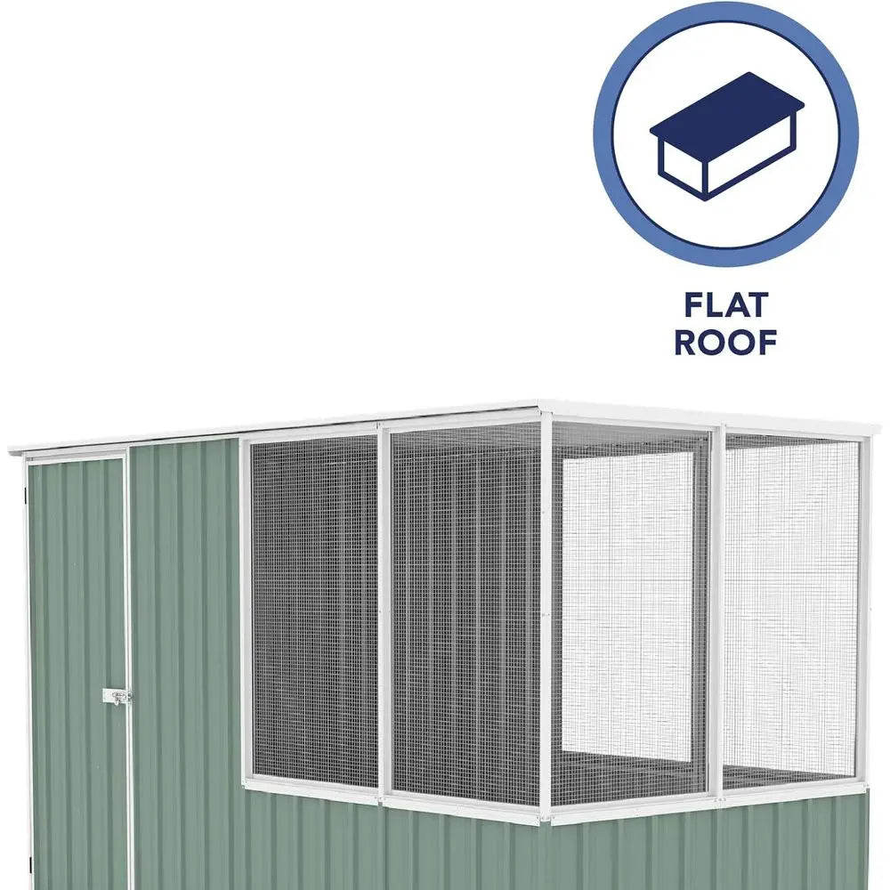 Green Eucalyptus Chicken Coop