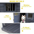 Dog House with Porch