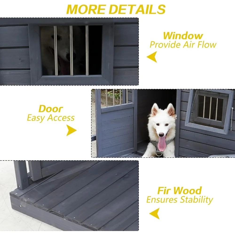 Dog House with Porch