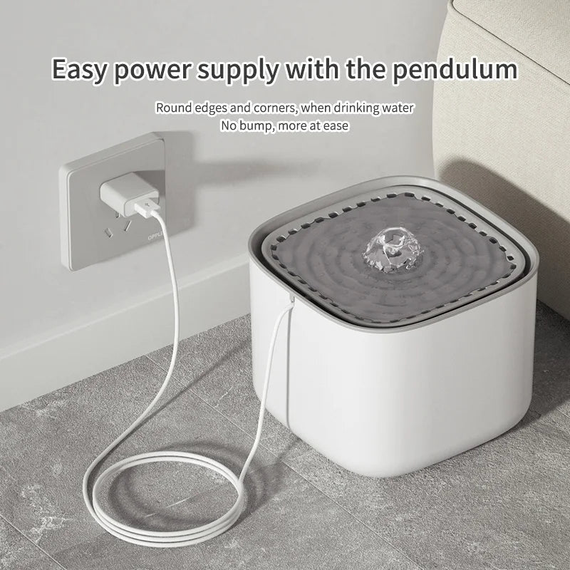 Filter-Water Fountain Auto Recirculate