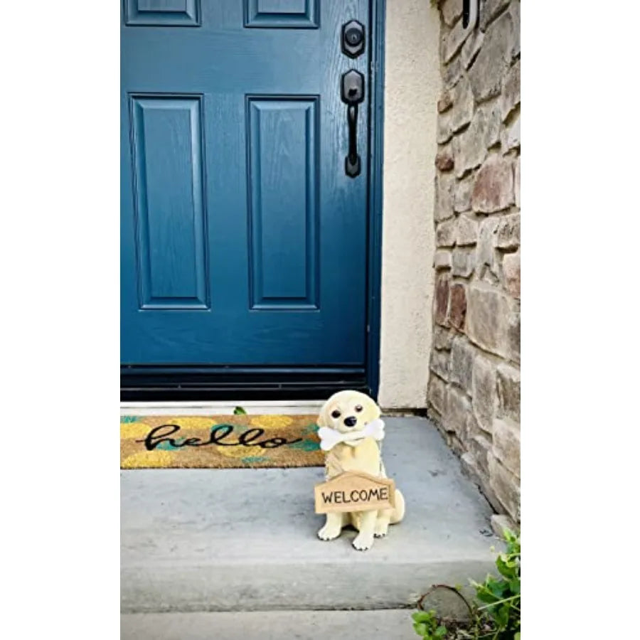 outdoor labrador retriever statue