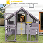 Wooden Cat Enclosure