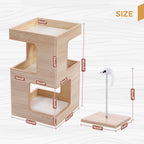 Wood Cat Condo House