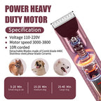 Professional Dog Grooming Electric Clipper