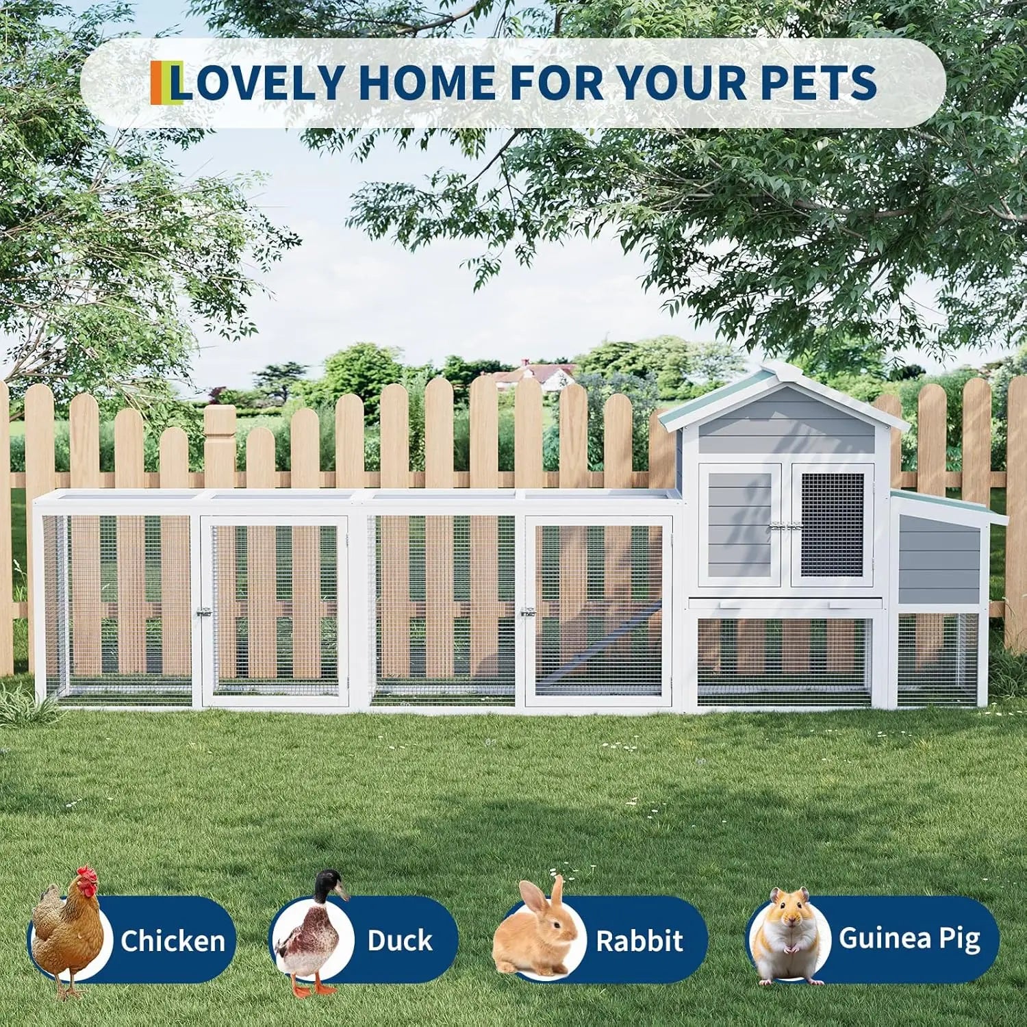 Weatherproof Wooden Chicken Coop