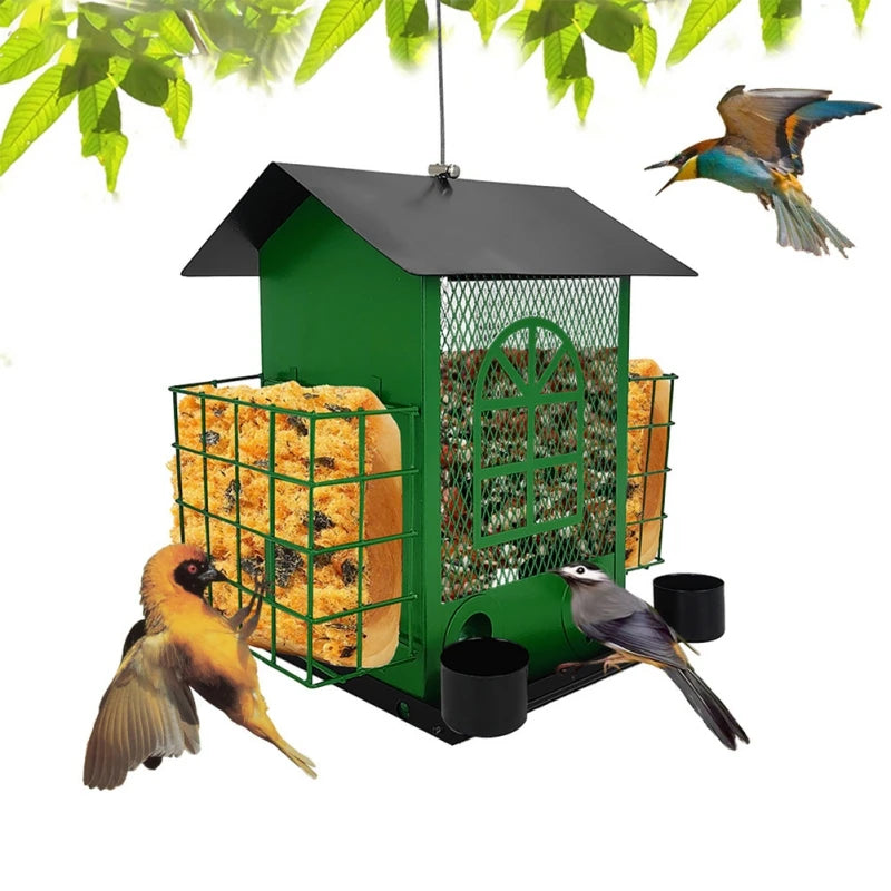Metal Hanging Bird Feeder