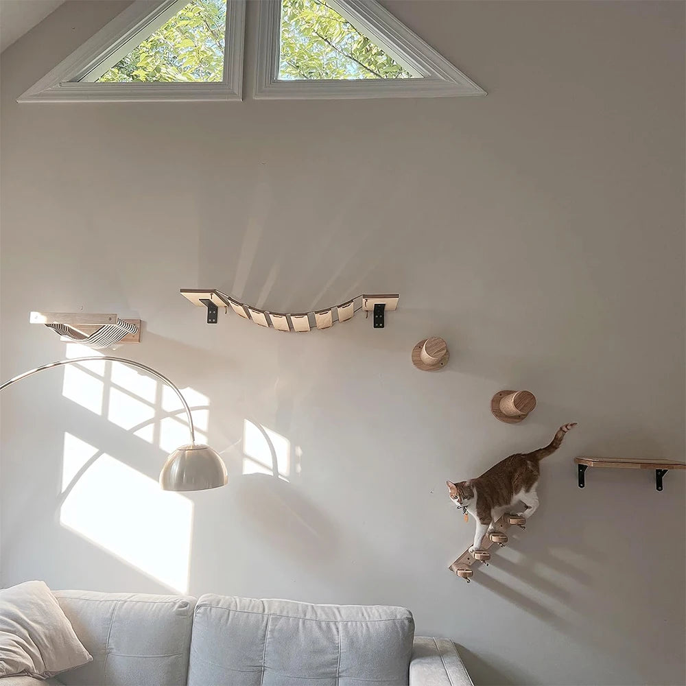 Cat Climbing Shelf, Wall Mounted