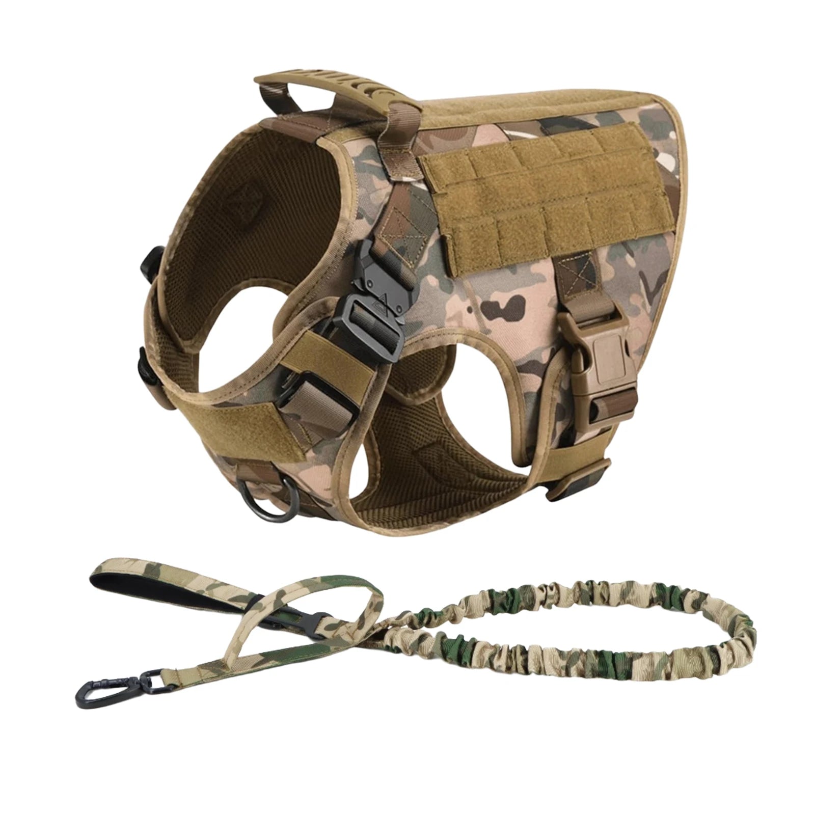 Tactical Harness Collar Leash