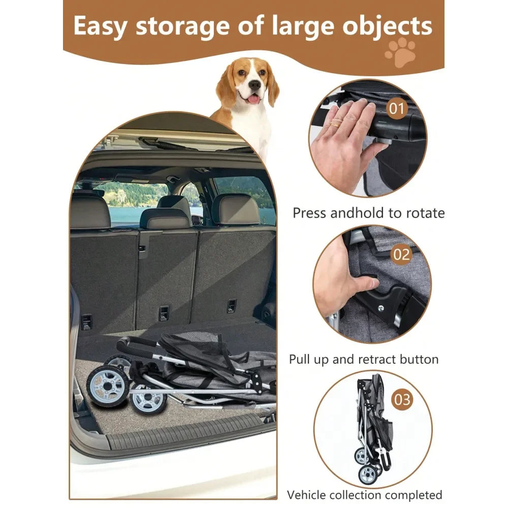 Stroller Jogger-Medium/Small Pets