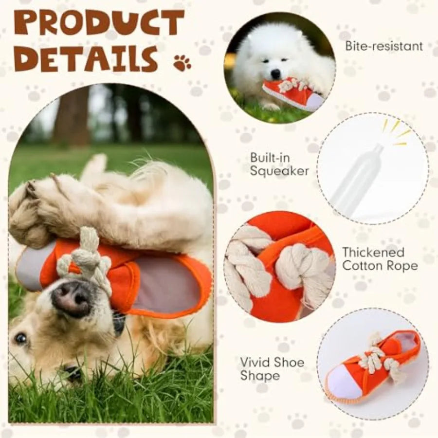 5 Pack Dog Chew Toys
