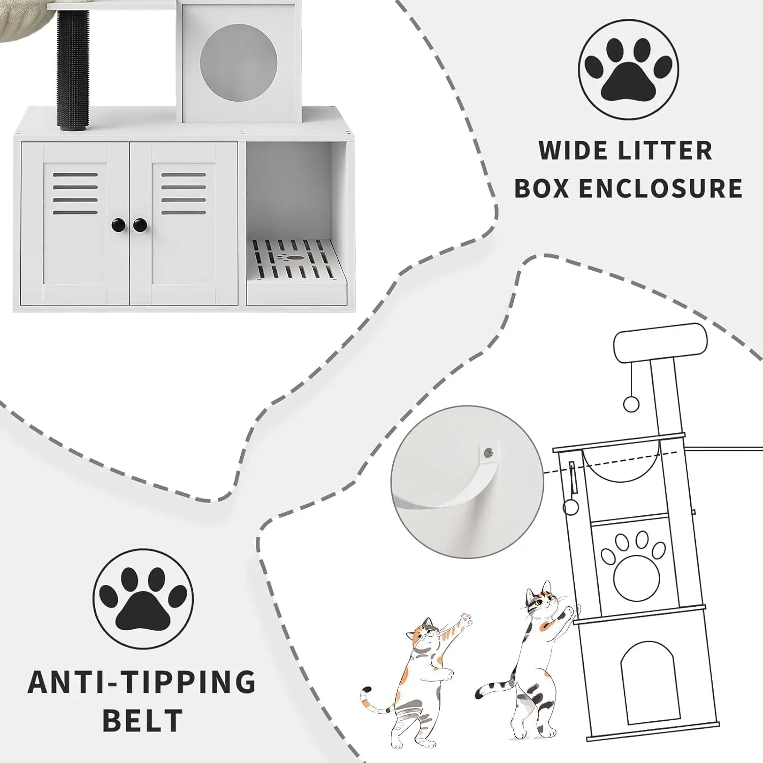 Litter Box Enclosure/Cat Tree