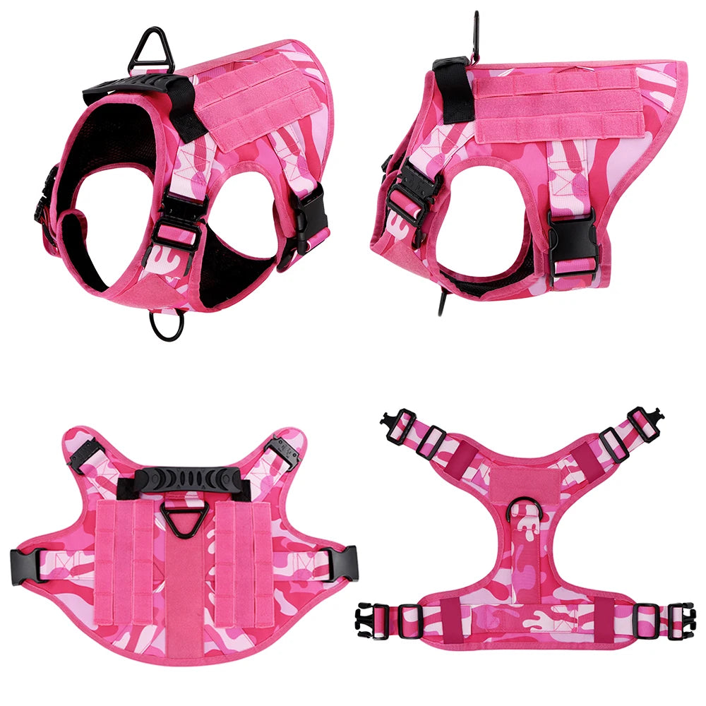 Military Pink Camouflage Harness