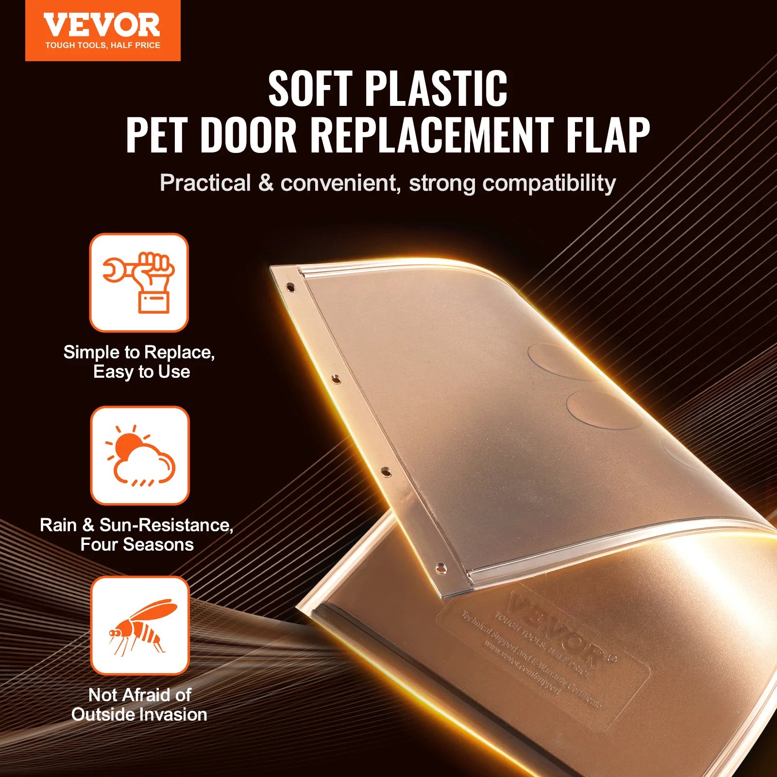 Door Replace Flap/Magnetic Strip